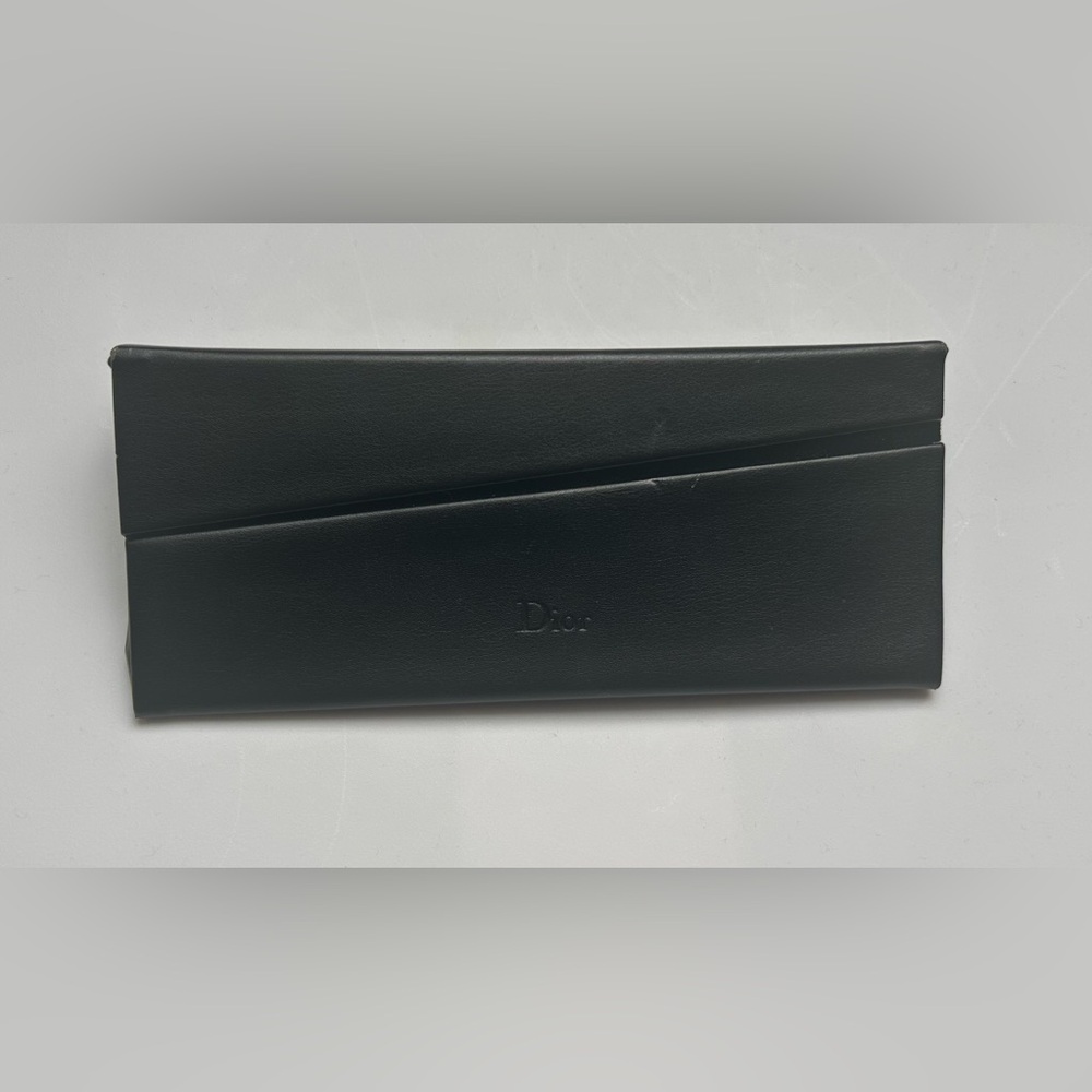 DIOR Black Leather Glasses Case